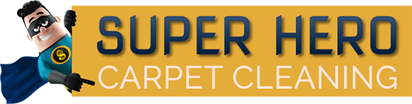 Super Hero Carpet Cleaning Logo